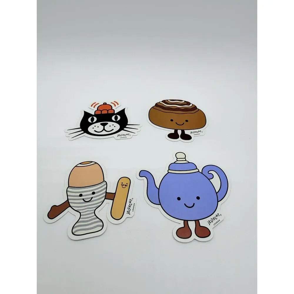 Jellycat Breakfast Stickers New Authentic Limited Edition